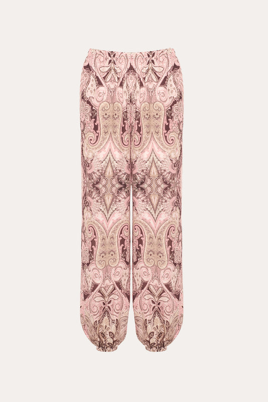 Annie Silk Palazzo Pant