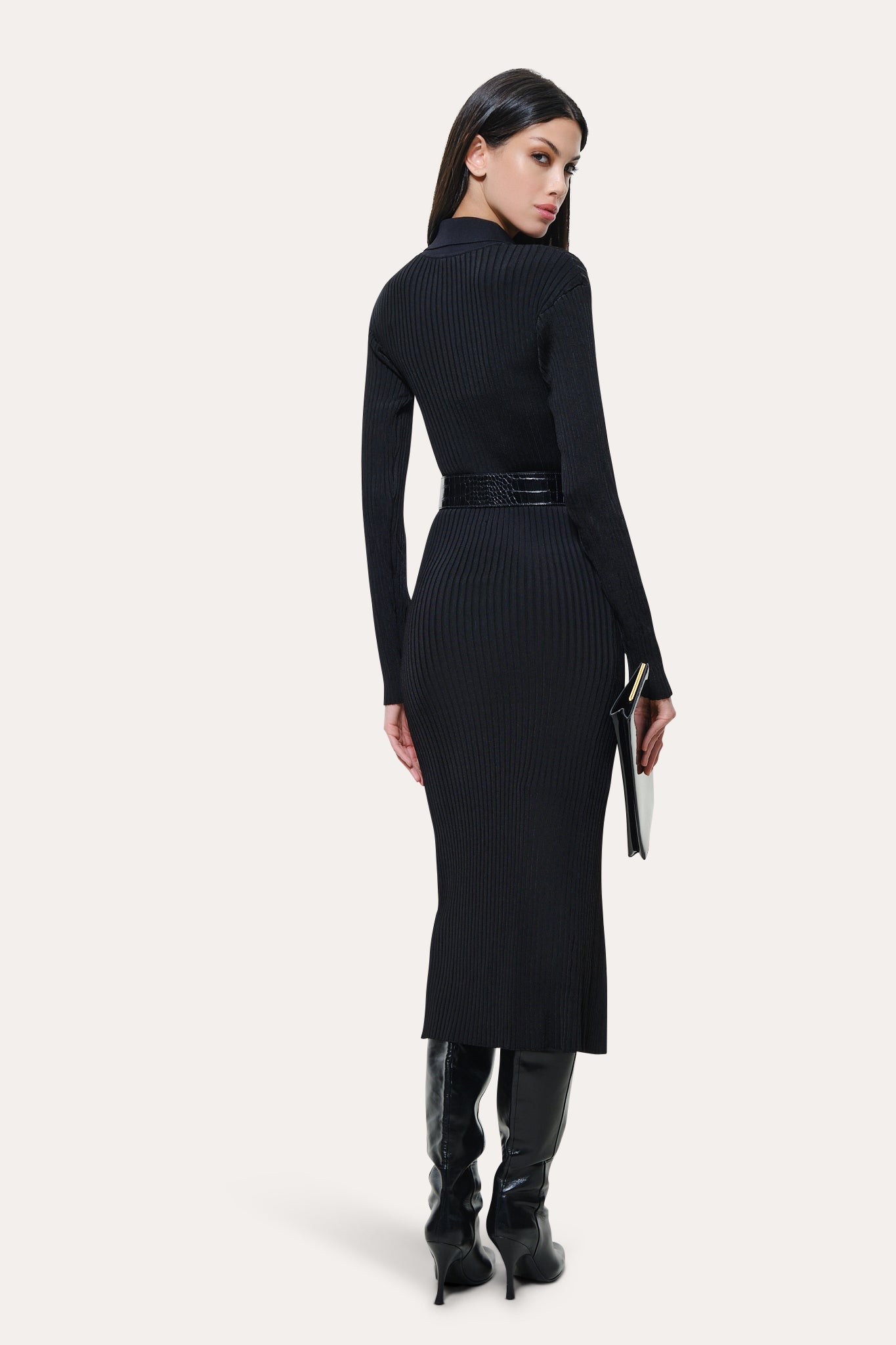 Roxanne Ribbed Duster Dress