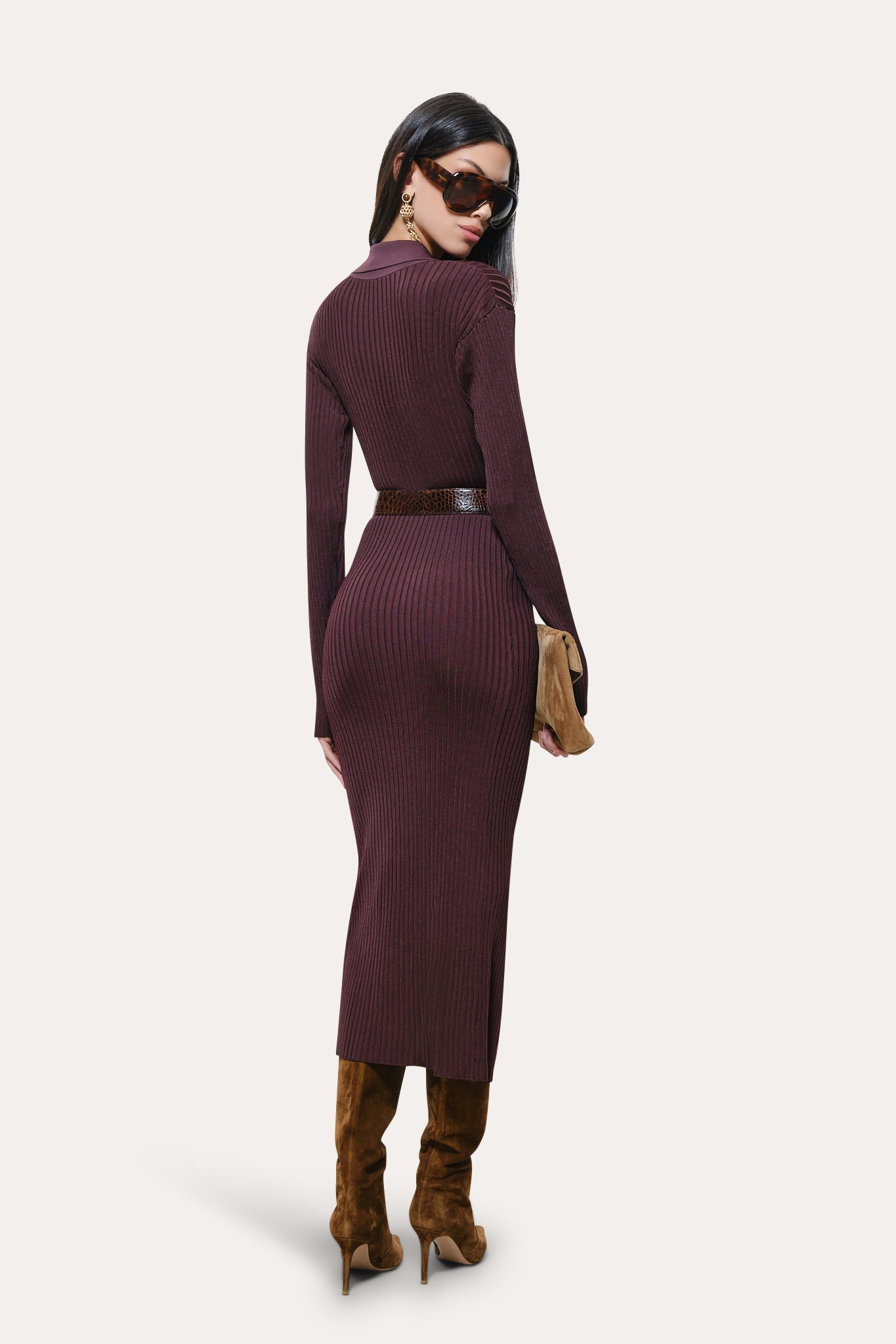 Roxanne Ribbed Duster Dress