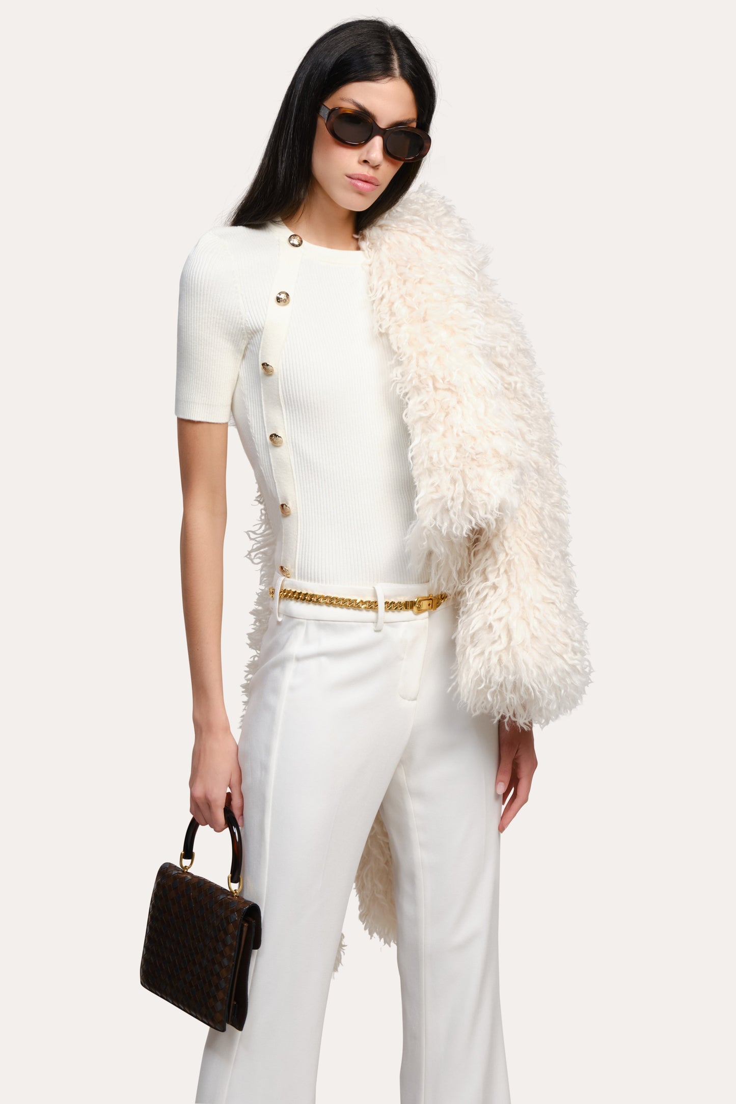 Daphne Ribbed Short Sleeve Top