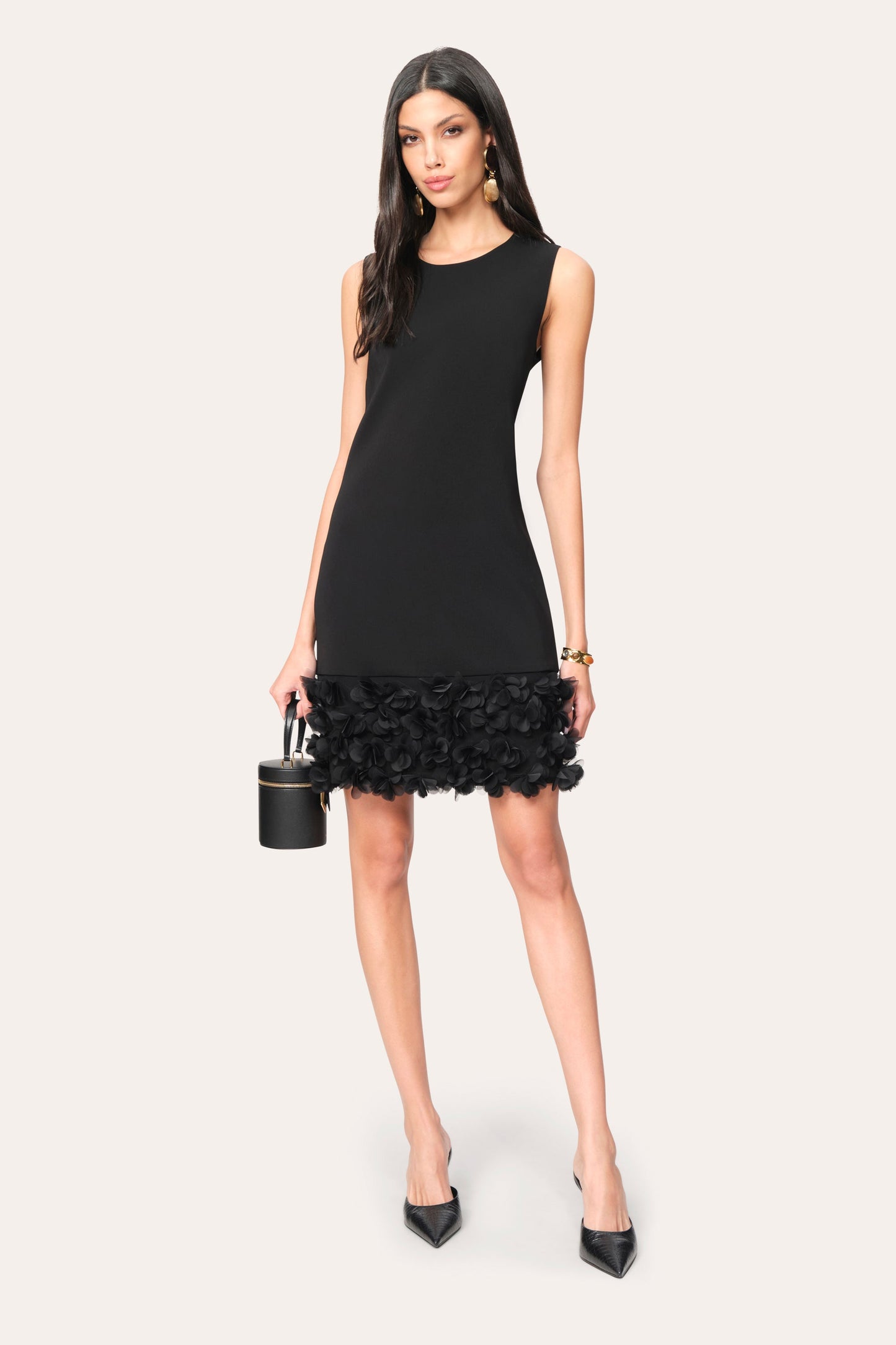 Floral Hem Shift Dress