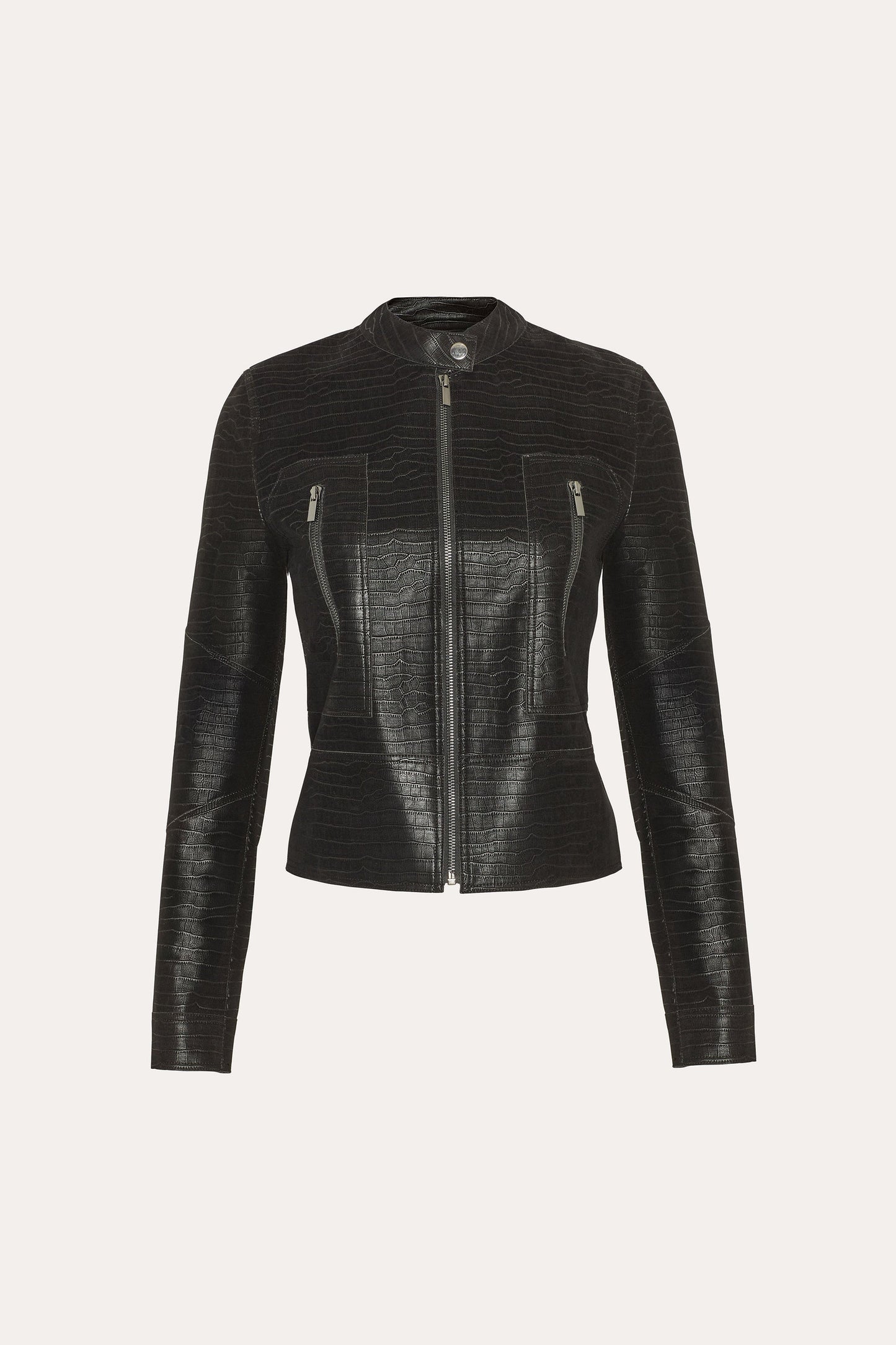 Crocodile Jacket (Black, Size Xl, Like New)