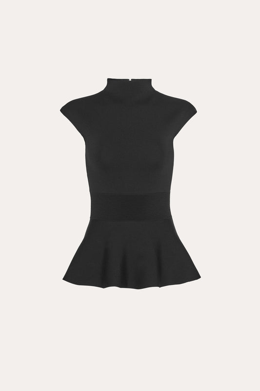 Siena Milano Sculpt Peplum Top