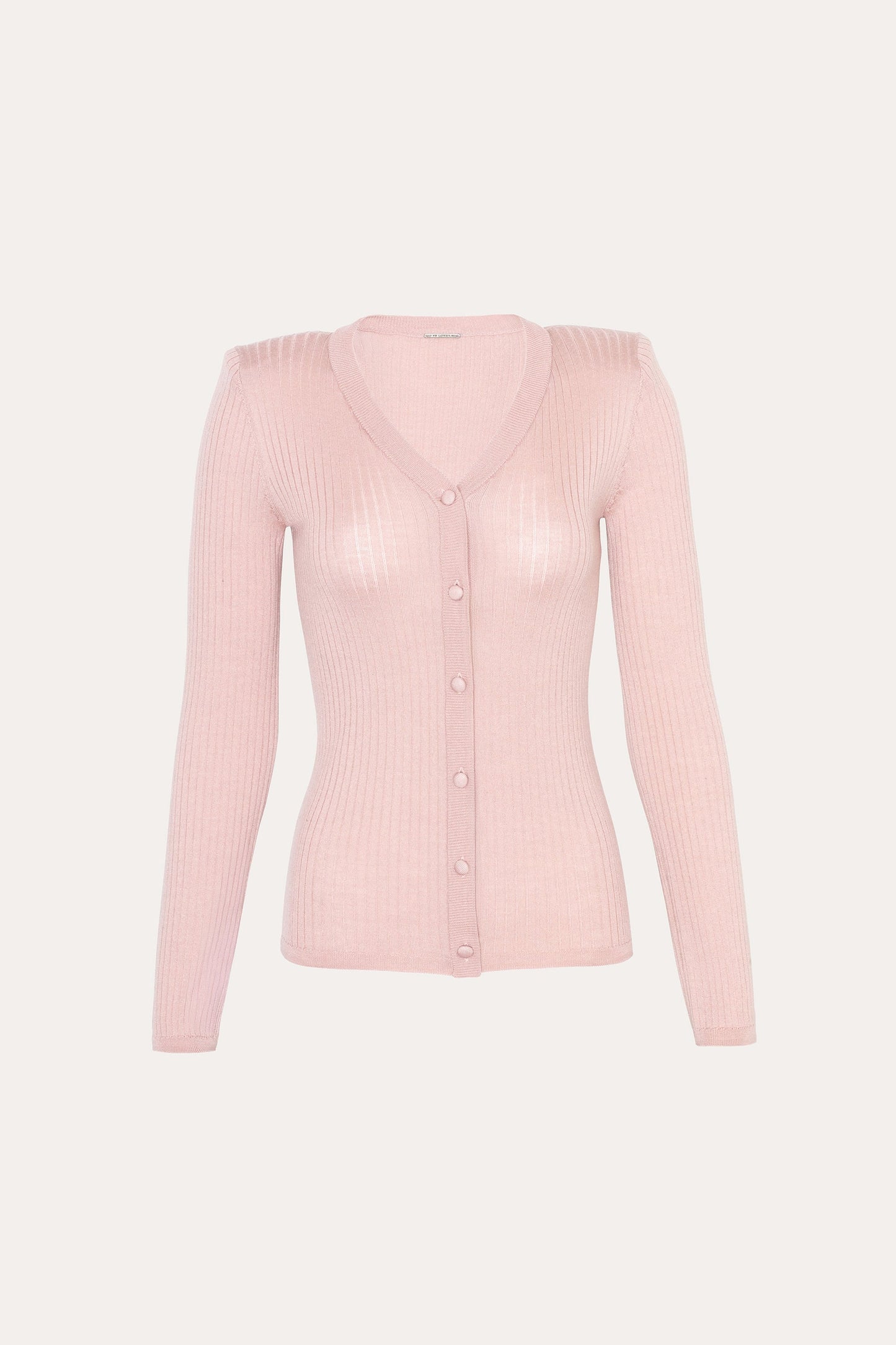 Cara Silk Wool Cardigan(BLUSH, M, Like New)