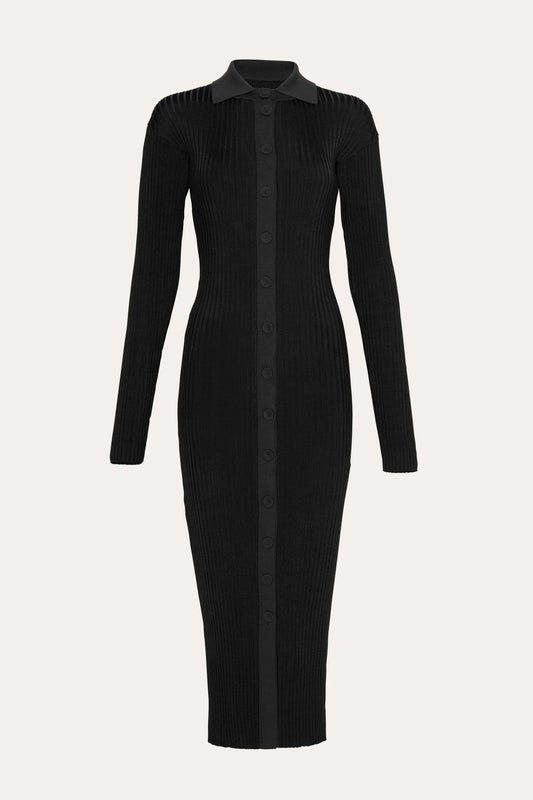 Roxanne Ribbed Duster Dress (Condition: Like New)