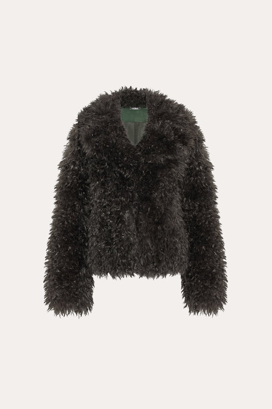 Plush Shearling Coat