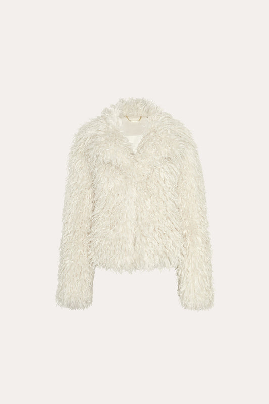Plush Shearling Coat
